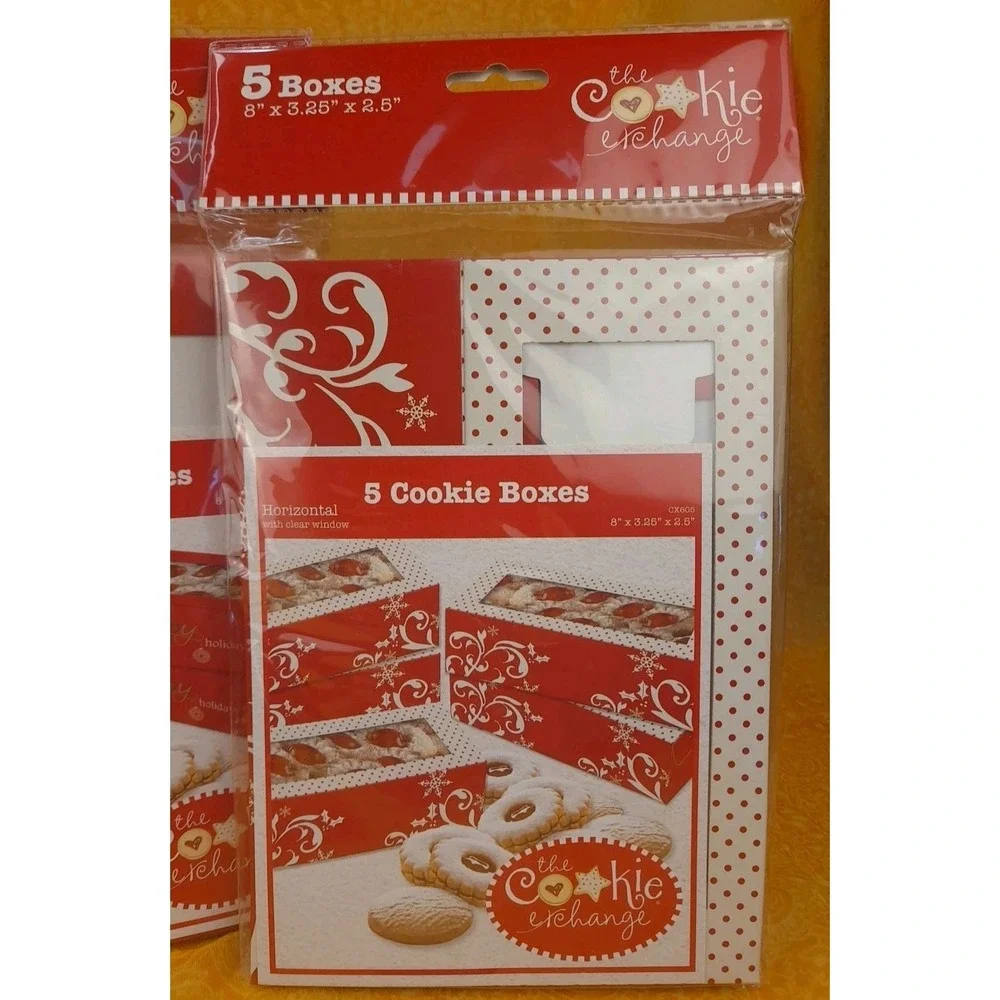 Lot of 3 Cookie‎ Exchange 5 Boxes 8